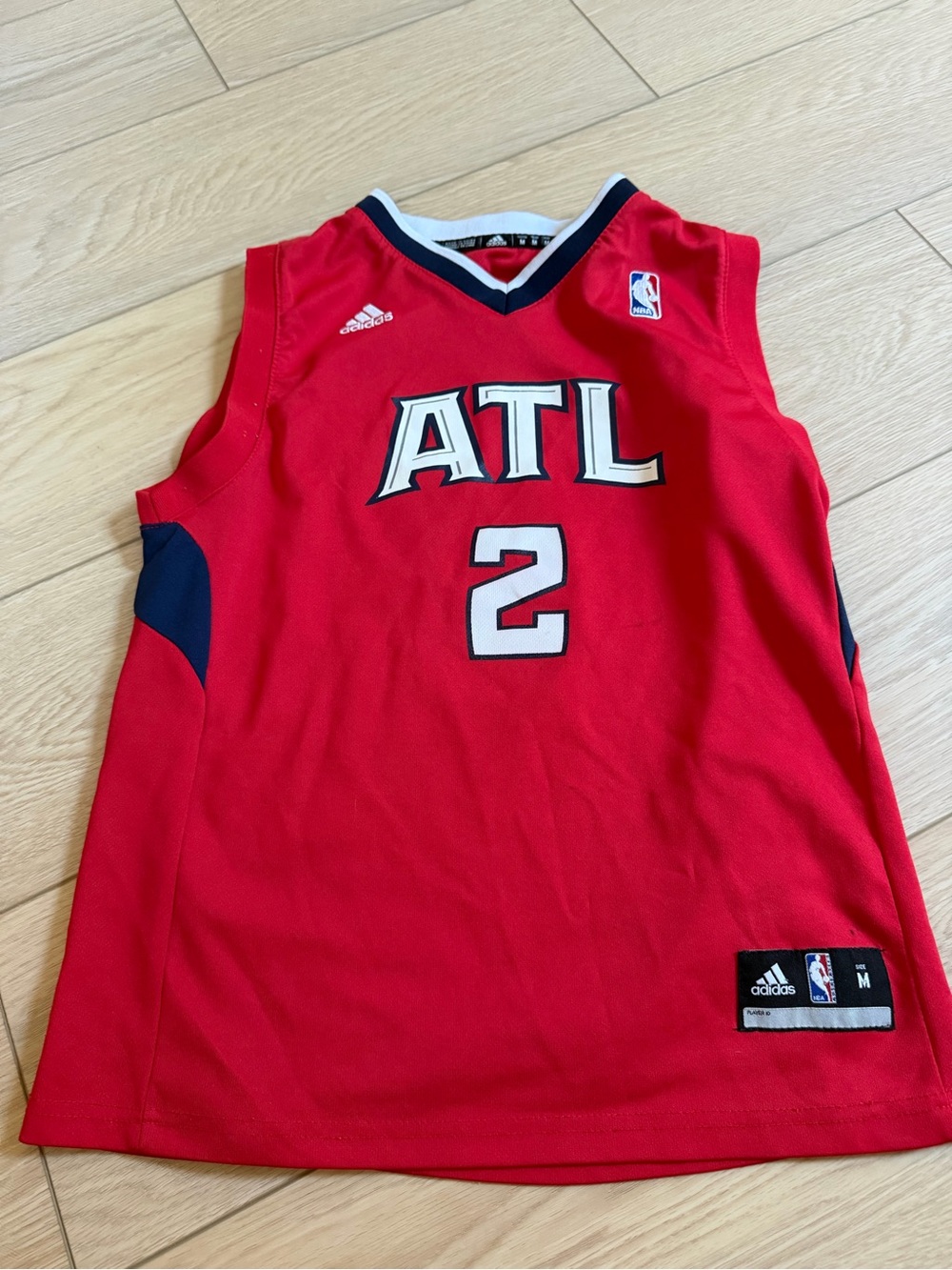 Adidas Atlanta Hawks Red #2 Basketball Jersey